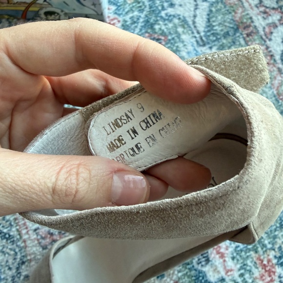 ✨ Jeffrey Campbell Lindsay Heels – Taupe Suede (Size 9)✨ - Picture 4 of 5